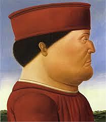 fernando botero federico da montefeltro (after piero della francesca)