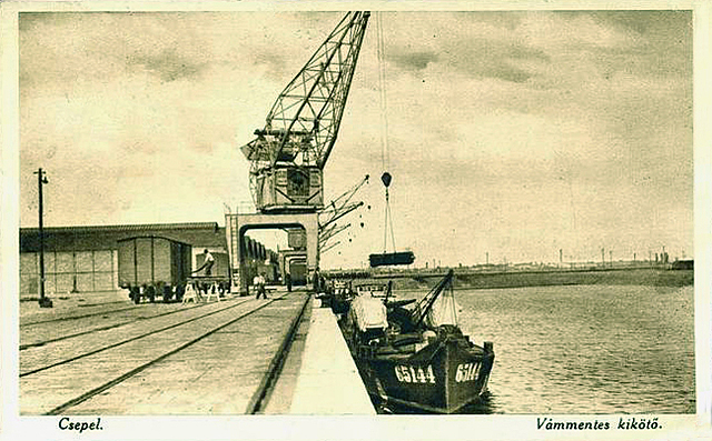 Csepeli szabadkikötő átadása