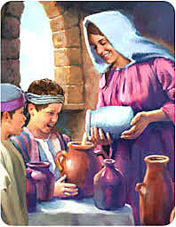 Elisha makes the oil overflow.