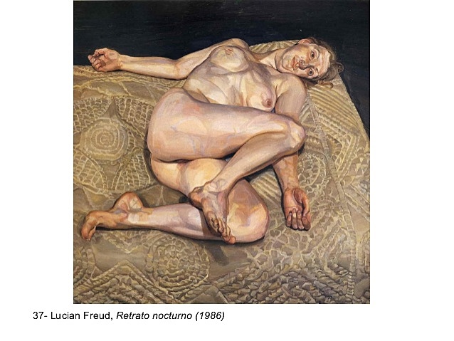 "Retrato nocturno" de Lucian Freud