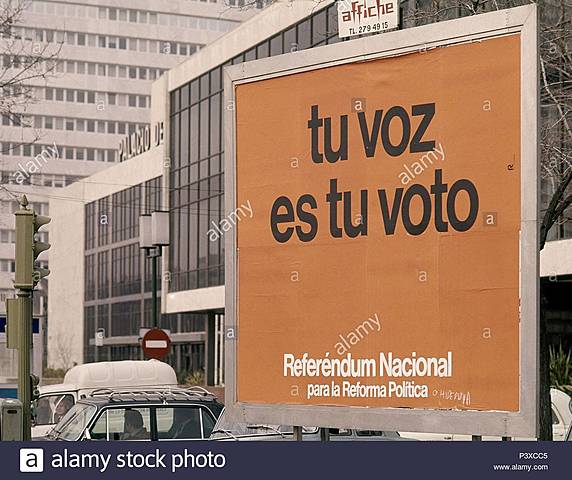 El Referendum para la ley de la reforma politica
