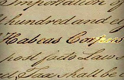 A LEI DE HABEAS CORPUS