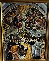 El Greco comienza El Entierro del Conde Orgaz