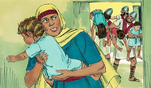 Jehosheba hid Joash from the Queen