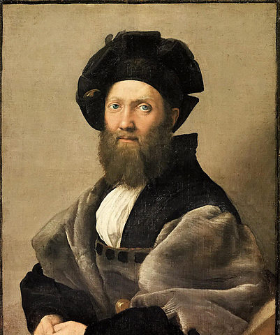 IL RITRATTO DI BALDASSARRE CASTIGLIONE DI RAFFAELLO (1514-15)