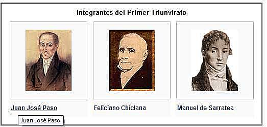 El primer triunvirato