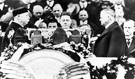President Hoover Inaugurated