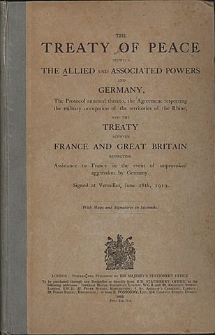 Firma de tratado de Versalles