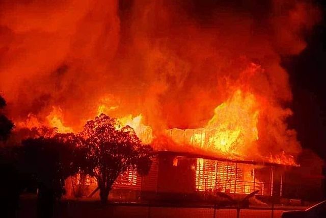 The Destruction of St Mary's Cathederal church