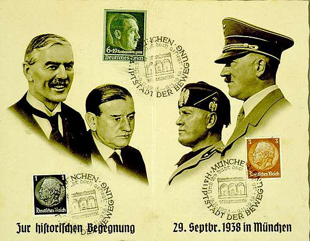 Munich Conference grants Hitler control of the Sudetenland