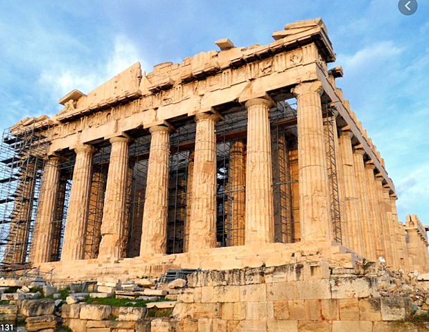 Parthenon is finished in Athens.