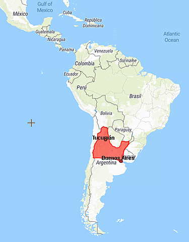 Territorio Argentino dentro del virreinato