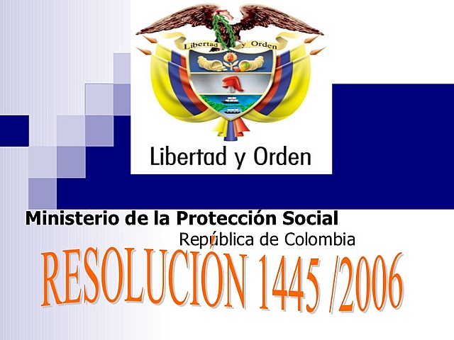 Resolución 1445 de 2006