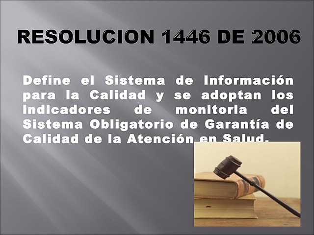 Resolución 1446 de 2006