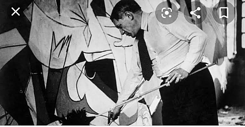 Picasso pinta “El Guernica”