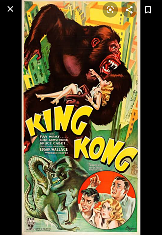 Estreno de la película “King Kong” (primera versión)
