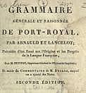 Port-Royal Grammar