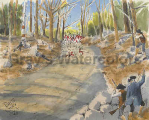 British retreat from Boston