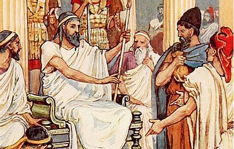 Democracy begins in Athens