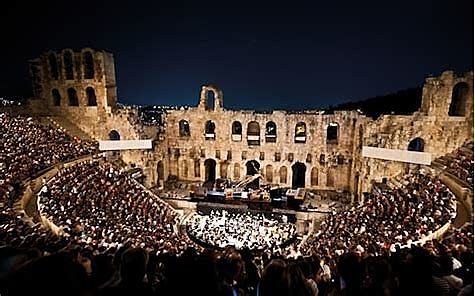Greek plays are performed in Athens.