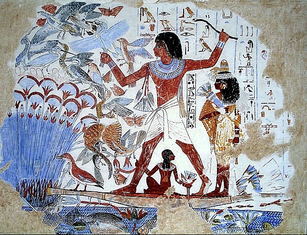 Pintura de caza de la tumba de Nebamun