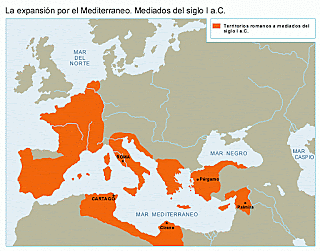 EXPANSIO DE ROMA 50 a.C