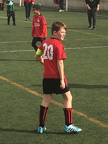 Primer partit amb l'equip Alevi de Porto Cristo