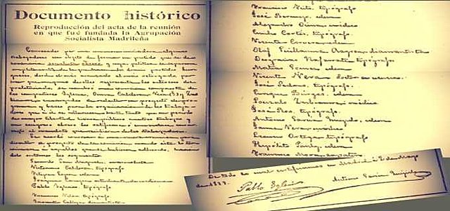 A fundación do PSOE