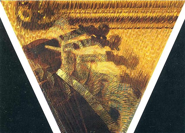 'La mano del violinista' de Balla