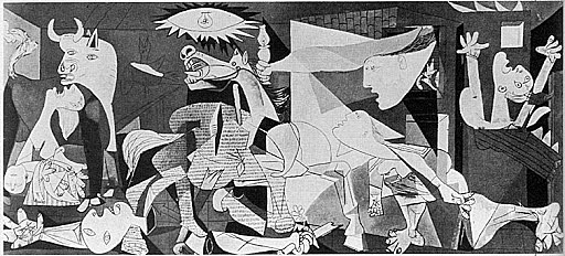 Picasso pinta el GUERNICA