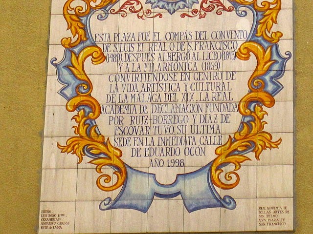 Fundación de la Academia de Declamación, Música y Buenas Letras de Narciso Díaz de Escovar de Málaga.