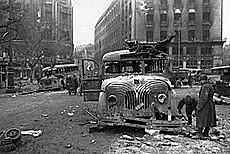 Húngaros y Soviéticos liberan Budapest