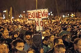 Continuación de la protesta