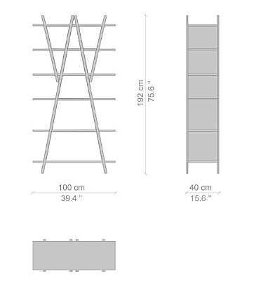 Estantería Nuvola Rossa
