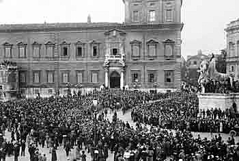 Marcha sobre Roma e ascenso do fascismo.
