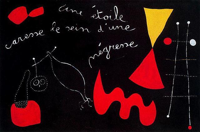 "Una estrella acaricia el pecho de una negra"