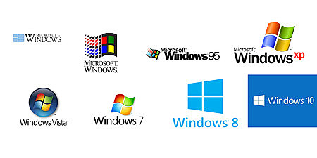 Windows Logos 1985- 2015
