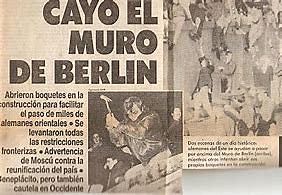 CAÍDA DEL MURO DE BERLIN