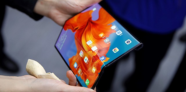 Smartphones con pantalla plegable