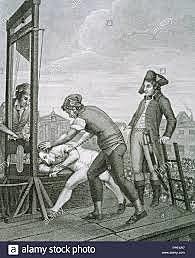 Robespierre és guillotinat. Fi del «Terror»