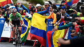 Timeline: Nairo Quintana és campió de la Volta a Espanya amb bicicleta (2016)