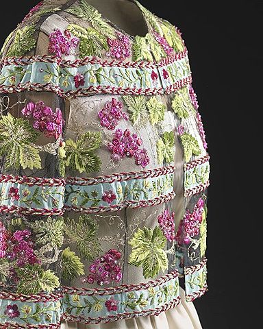 Bolero en tul bordado, Cristobal Balenciaga