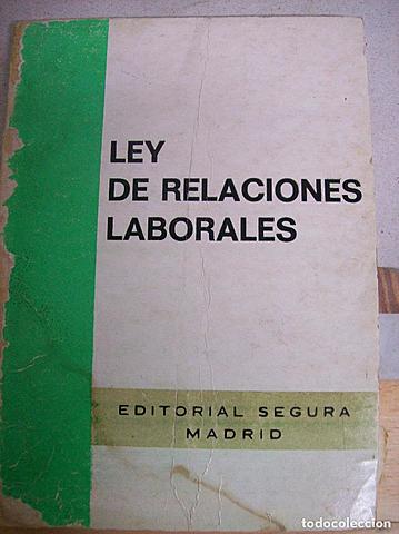 Lei de relacións laborais.
