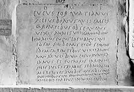 La escritura en Roma.