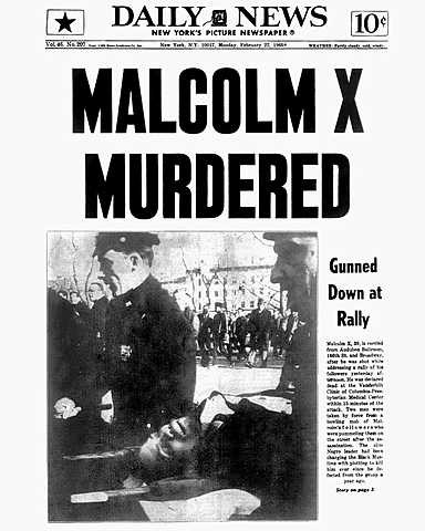 Malcolm X murdered