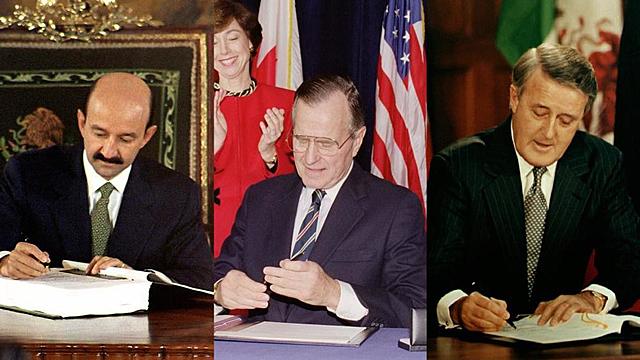 Tratado de Libre Comercio, Canadá, Estados Unidos, México (1992)