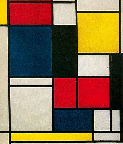 'Composicion II' de Mondrian