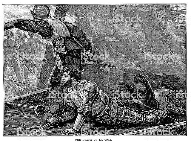 Juan de la Cosa regresa a conquistar y muere en el intento.