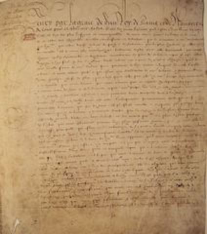 Signing of the Edict of Nantes