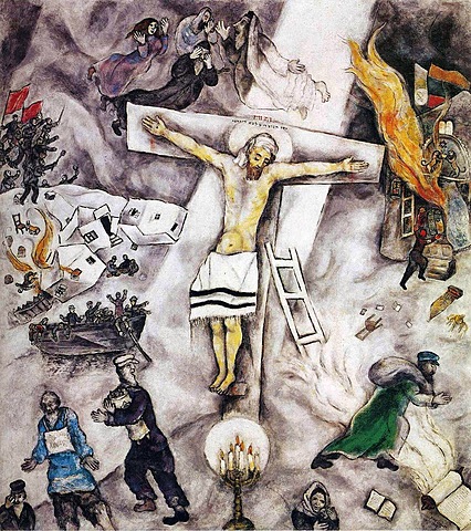 'Crucifixión blanca' de Chagall